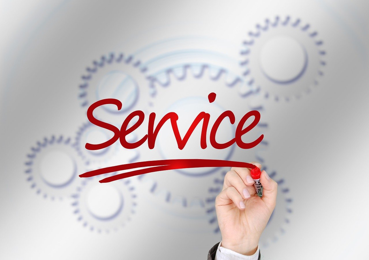 Sales support and customer service illustration
